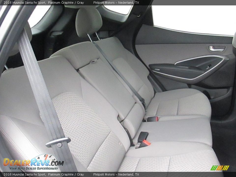 2016 Hyundai Santa Fe Sport Platinum Graphite / Gray Photo #28