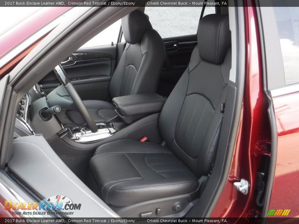 Front Seat of 2017 Buick Enclave Leather AWD Photo #11