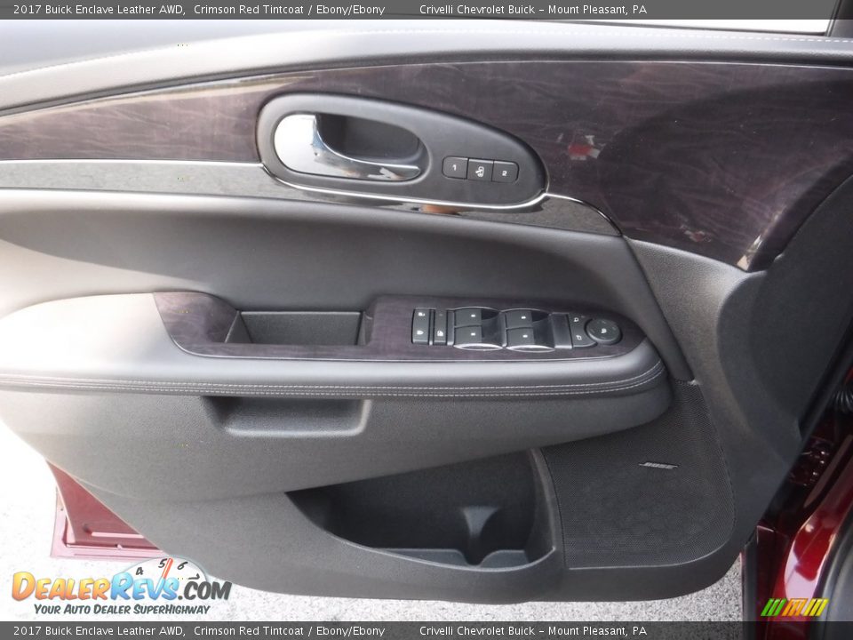 Door Panel of 2017 Buick Enclave Leather AWD Photo #13