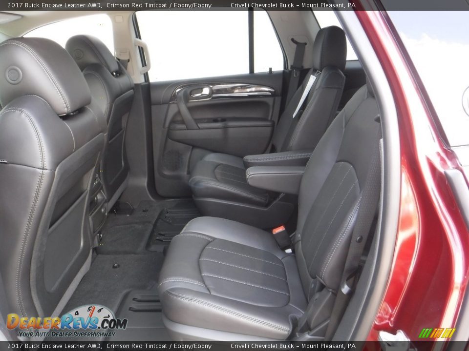Rear Seat of 2017 Buick Enclave Leather AWD Photo #25
