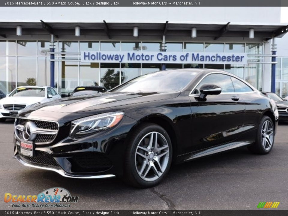 2016 Mercedes-Benz S 550 4Matic Coupe Black / designo Black Photo #1