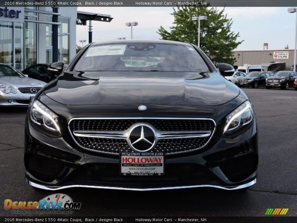 2016 Mercedes-Benz S 550 4Matic Coupe Black / designo Black Photo #2