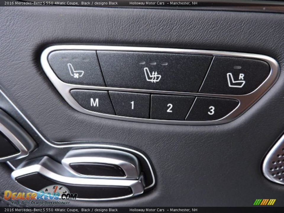 2016 Mercedes-Benz S 550 4Matic Coupe Black / designo Black Photo #9
