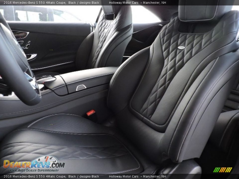 Front Seat of 2016 Mercedes-Benz S 550 4Matic Coupe Photo #11