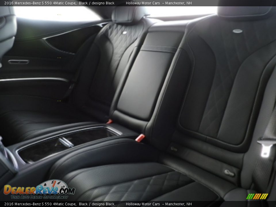 Rear Seat of 2016 Mercedes-Benz S 550 4Matic Coupe Photo #13