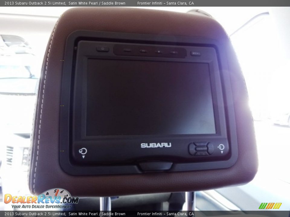2013 Subaru Outback 2.5i Limited Satin White Pearl / Saddle Brown Photo #19