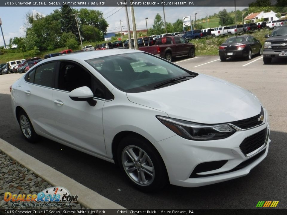 2016 Chevrolet Cruze LT Sedan Summit White / Jet Black Photo #5