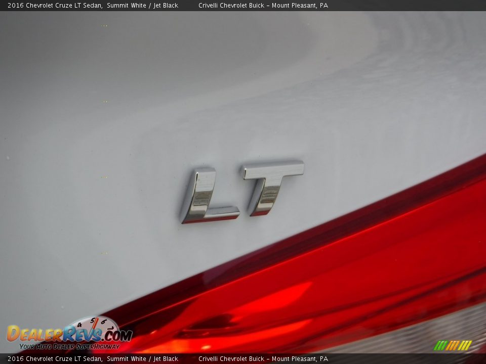 2016 Chevrolet Cruze LT Sedan Summit White / Jet Black Photo #7