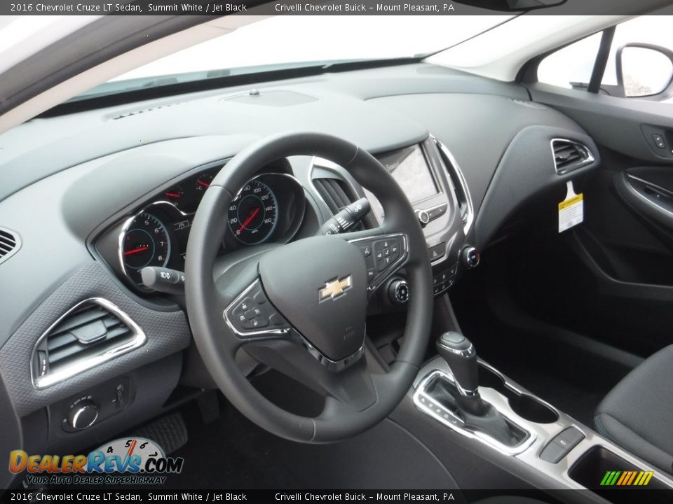 2016 Chevrolet Cruze LT Sedan Summit White / Jet Black Photo #8