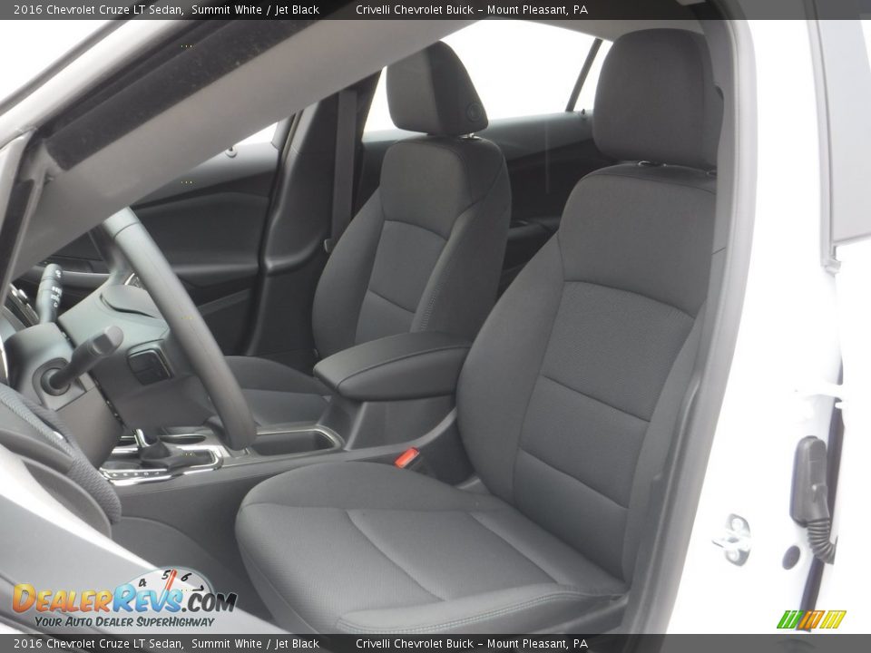 2016 Chevrolet Cruze LT Sedan Summit White / Jet Black Photo #10