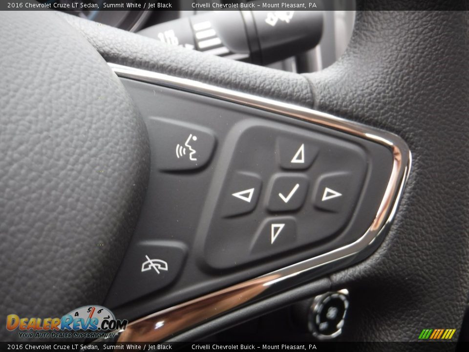 2016 Chevrolet Cruze LT Sedan Summit White / Jet Black Photo #15