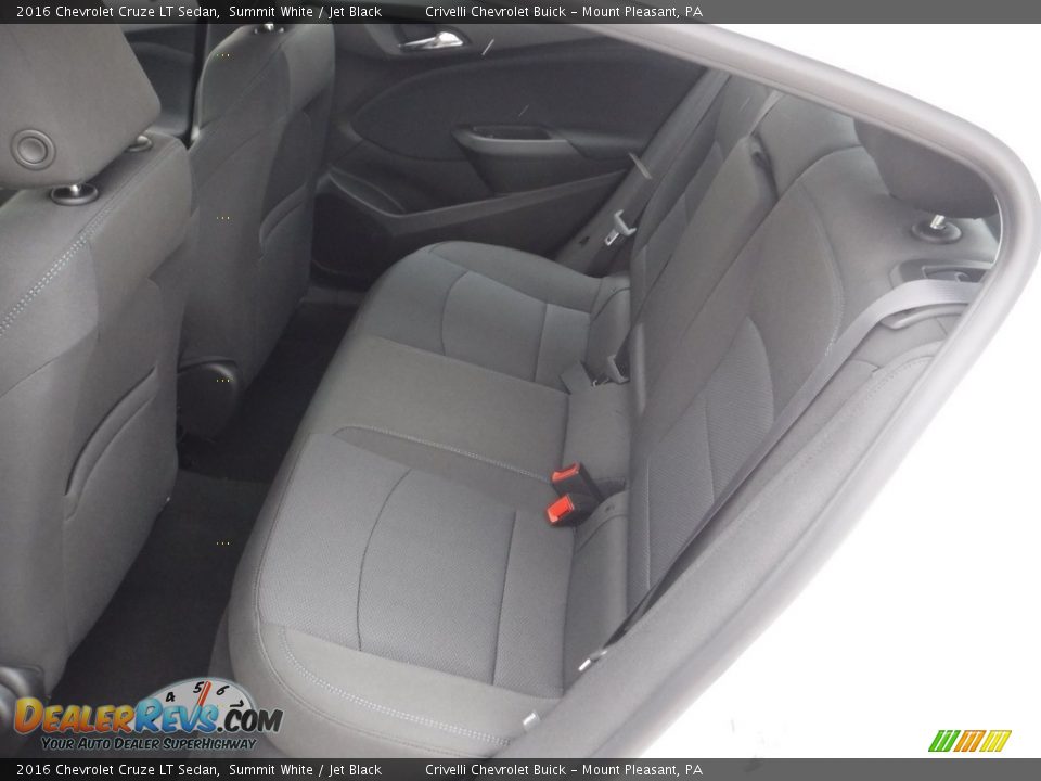 2016 Chevrolet Cruze LT Sedan Summit White / Jet Black Photo #17
