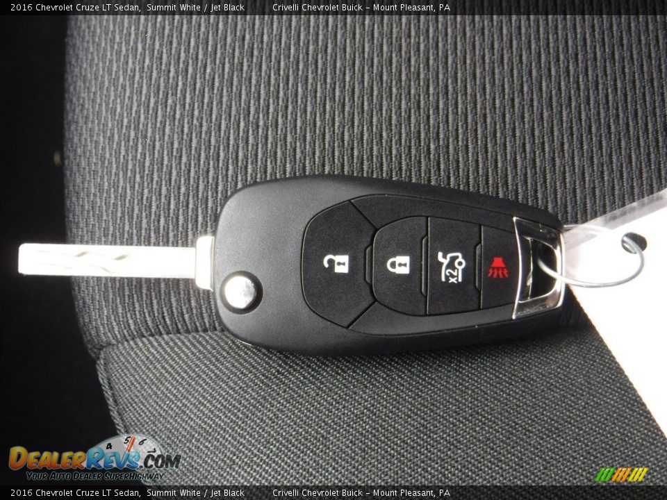 2016 Chevrolet Cruze LT Sedan Summit White / Jet Black Photo #19