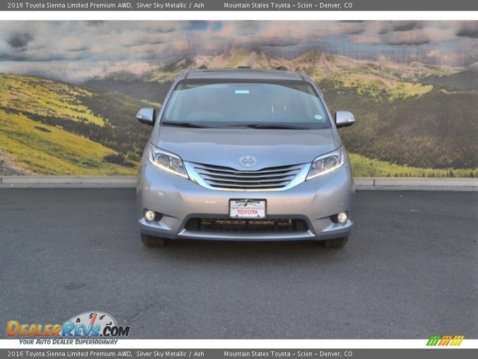 2016 Toyota Sienna Limited Premium AWD Silver Sky Metallic / Ash Photo #2