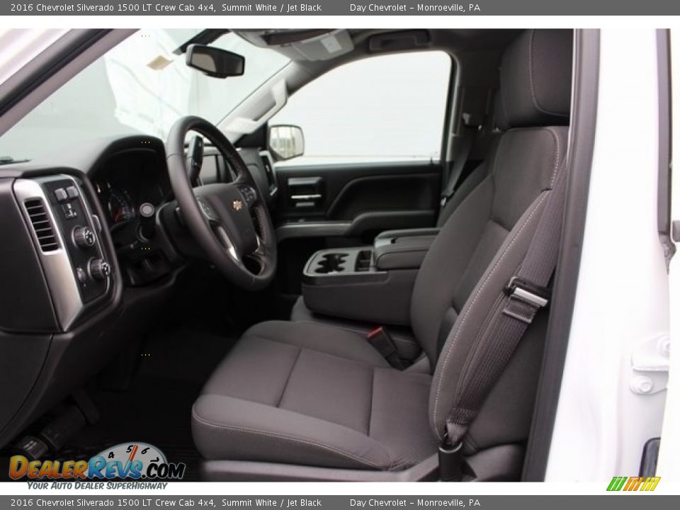 2016 Chevrolet Silverado 1500 LT Crew Cab 4x4 Summit White / Jet Black Photo #15