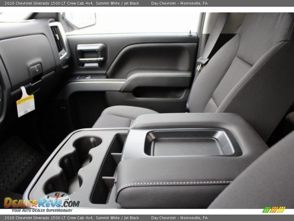 2016 Chevrolet Silverado 1500 LT Crew Cab 4x4 Summit White / Jet Black Photo #33