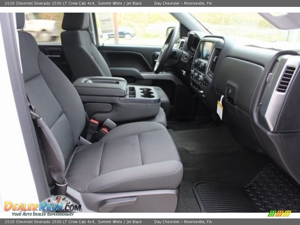 2016 Chevrolet Silverado 1500 LT Crew Cab 4x4 Summit White / Jet Black Photo #34