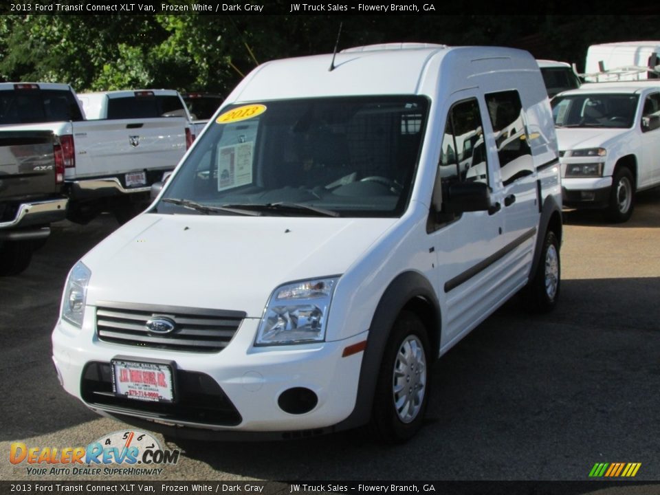 2013 Ford Transit Connect XLT Van Frozen White / Dark Gray Photo #1