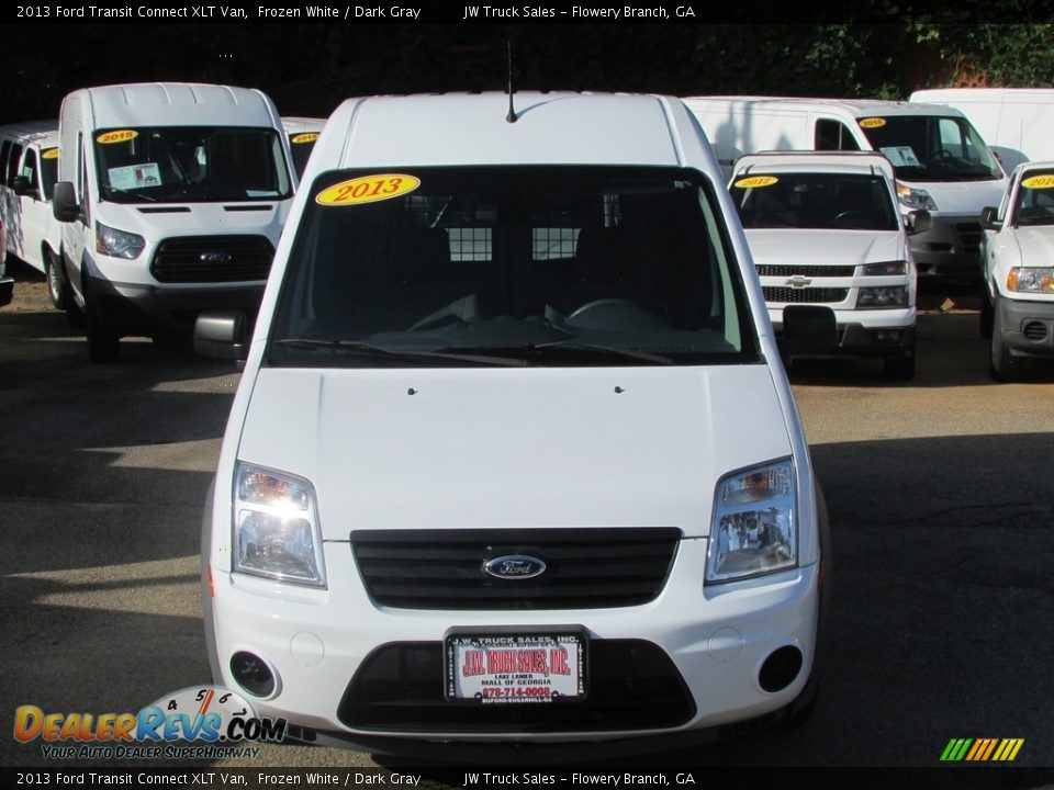 2013 Ford Transit Connect XLT Van Frozen White / Dark Gray Photo #2