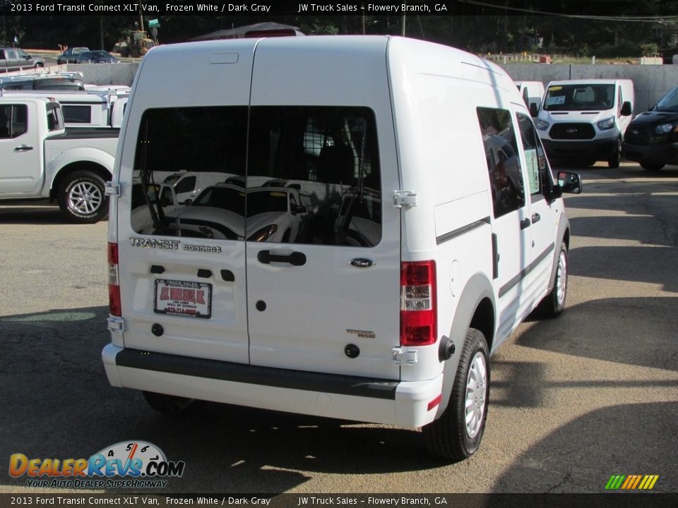 2013 Ford Transit Connect XLT Van Frozen White / Dark Gray Photo #7
