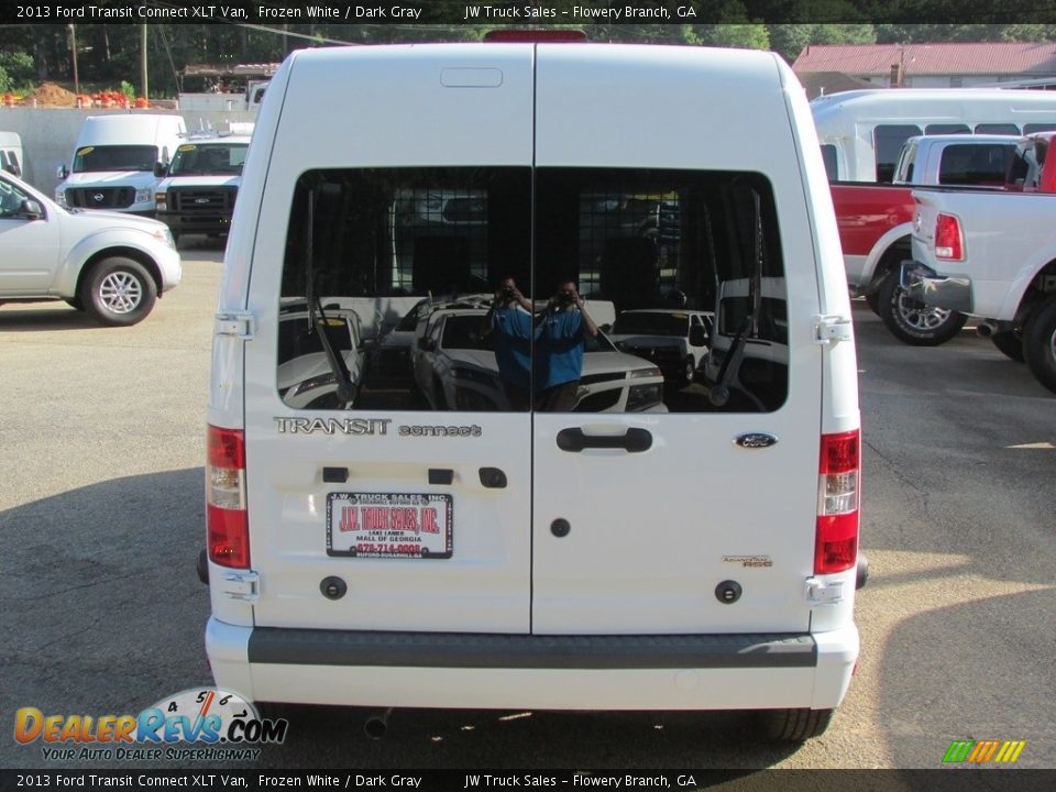 2013 Ford Transit Connect XLT Van Frozen White / Dark Gray Photo #8