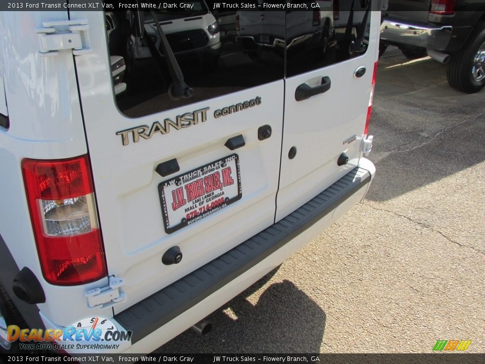 2013 Ford Transit Connect XLT Van Frozen White / Dark Gray Photo #34