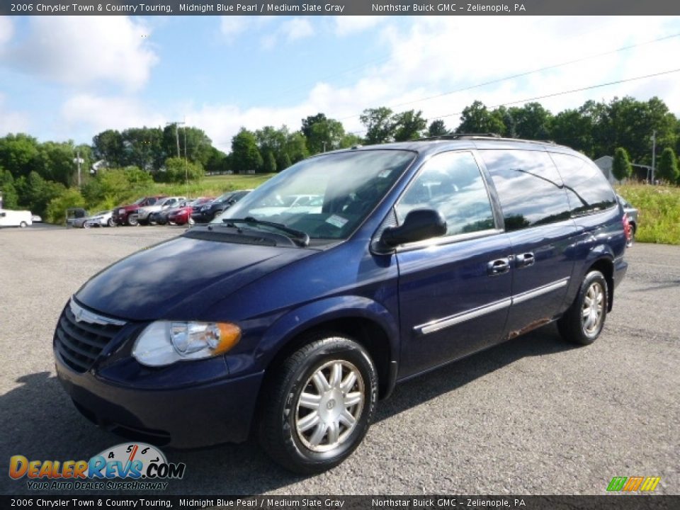 2006 Chrysler Town & Country Touring Midnight Blue Pearl / Medium Slate Gray Photo #1