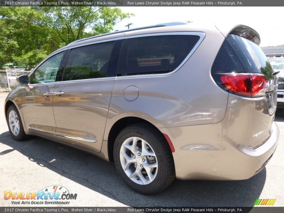 2017 Chrysler Pacifica Touring L Plus Molten Silver / Black/Alloy Photo #2
