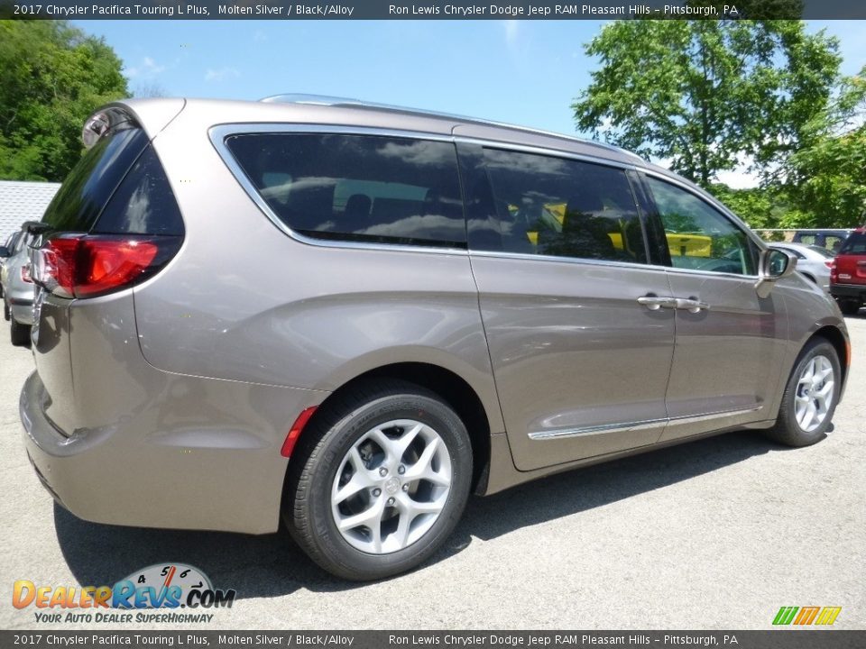 Molten Silver 2017 Chrysler Pacifica Touring L Plus Photo #4
