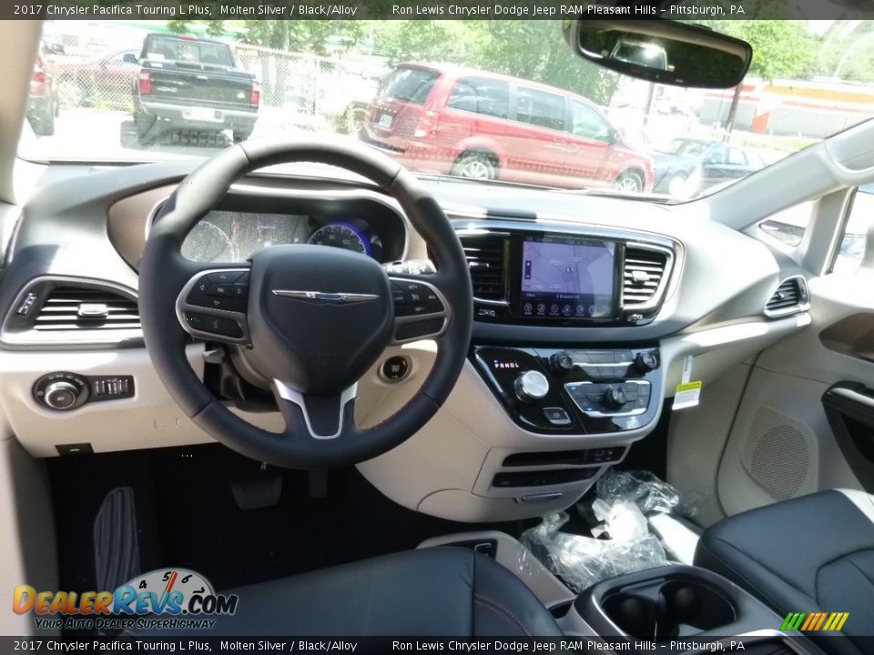 2017 Chrysler Pacifica Touring L Plus Molten Silver / Black/Alloy Photo #10