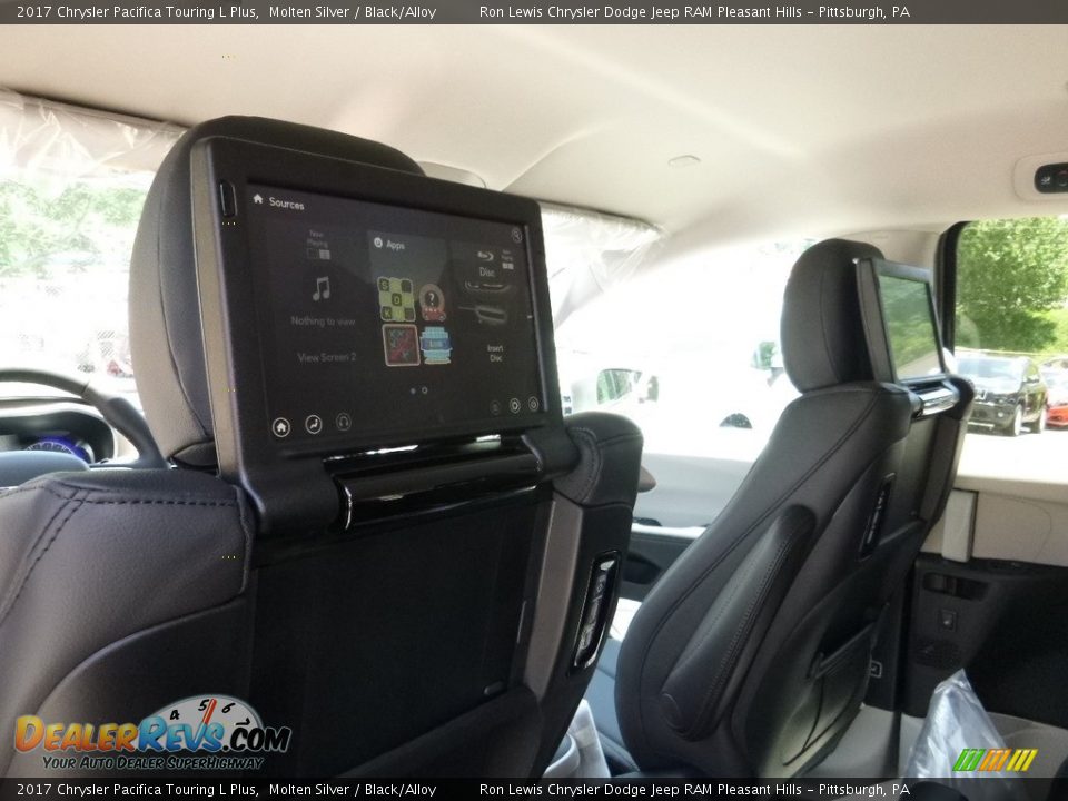 2017 Chrysler Pacifica Touring L Plus Molten Silver / Black/Alloy Photo #11