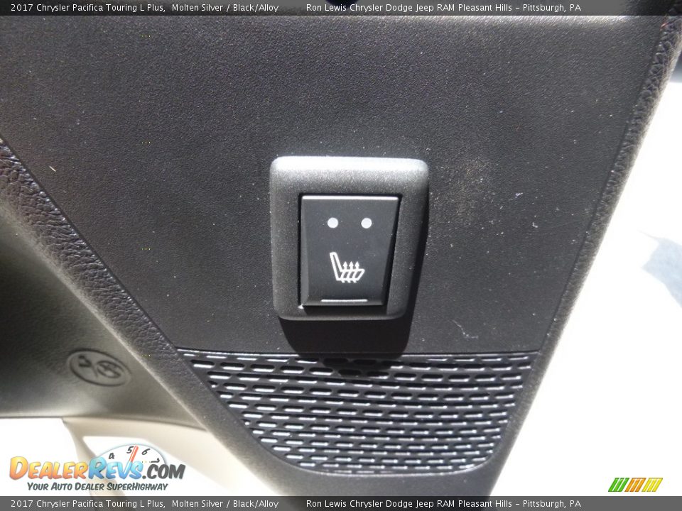 2017 Chrysler Pacifica Touring L Plus Molten Silver / Black/Alloy Photo #12