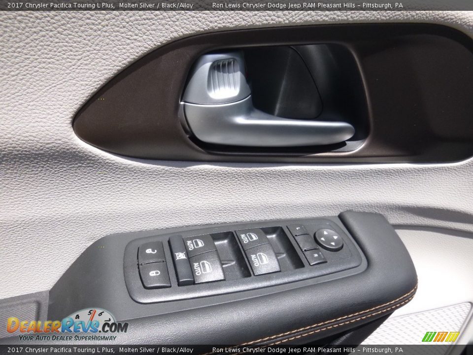 2017 Chrysler Pacifica Touring L Plus Molten Silver / Black/Alloy Photo #13