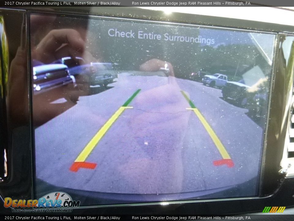 2017 Chrysler Pacifica Touring L Plus Molten Silver / Black/Alloy Photo #18