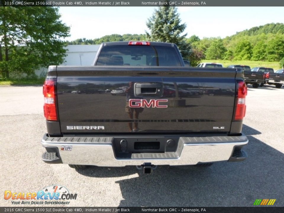 2016 GMC Sierra 1500 SLE Double Cab 4WD Iridium Metallic / Jet Black Photo #5