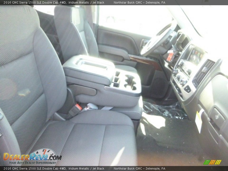 2016 GMC Sierra 1500 SLE Double Cab 4WD Iridium Metallic / Jet Black Photo #10