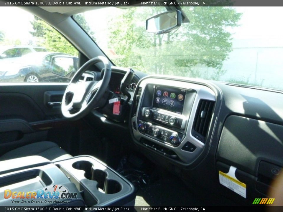 2016 GMC Sierra 1500 SLE Double Cab 4WD Iridium Metallic / Jet Black Photo #11