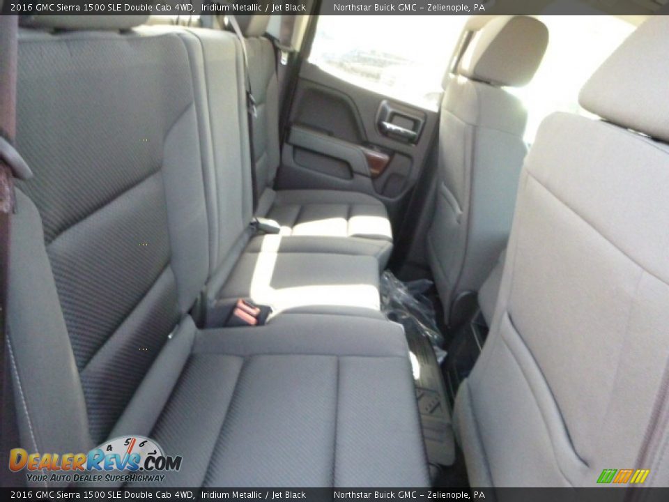 2016 GMC Sierra 1500 SLE Double Cab 4WD Iridium Metallic / Jet Black Photo #12