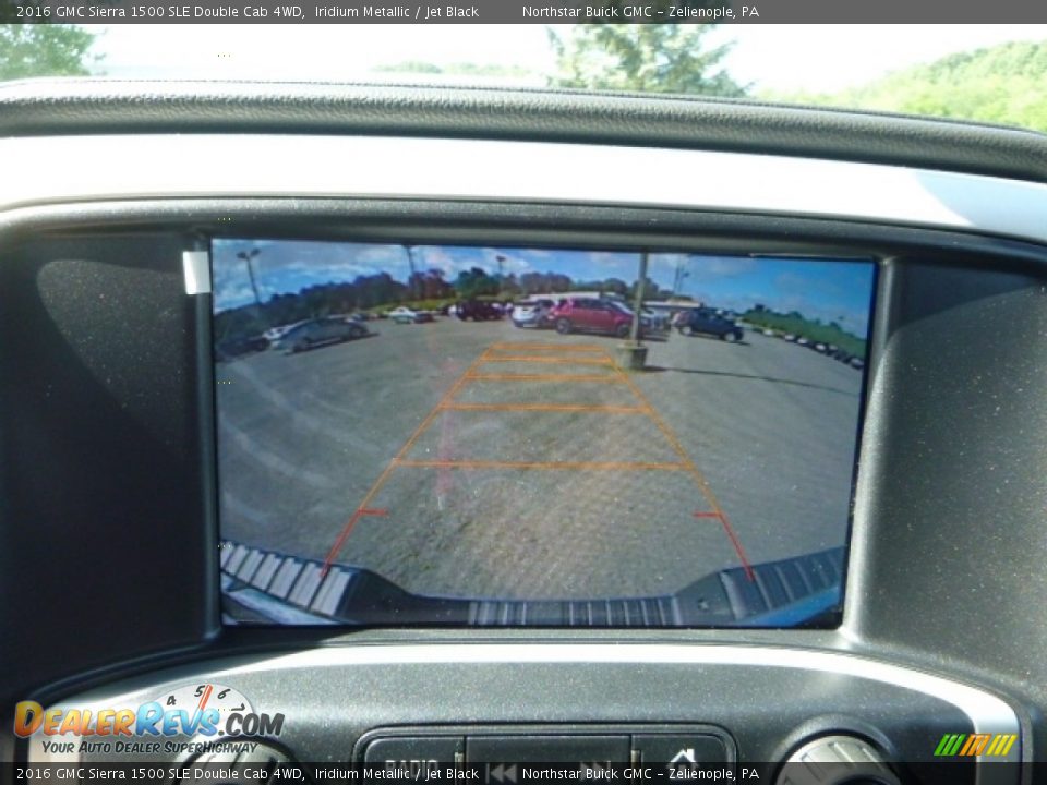2016 GMC Sierra 1500 SLE Double Cab 4WD Iridium Metallic / Jet Black Photo #19