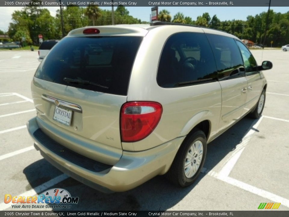 2005 Chrysler Town & Country LX Linen Gold Metallic / Medium Slate Gray Photo #9