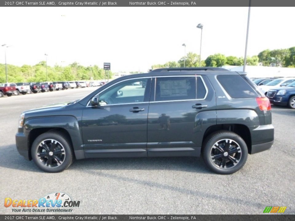 2017 GMC Terrain SLE AWD Graphite Gray Metallic / Jet Black Photo #3