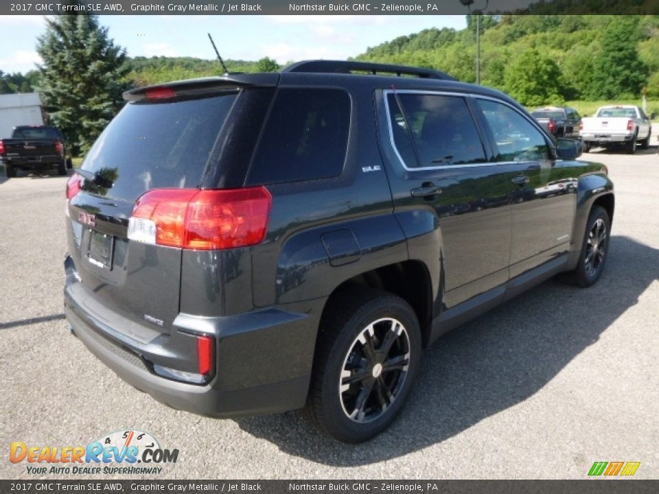 2017 GMC Terrain SLE AWD Graphite Gray Metallic / Jet Black Photo #6