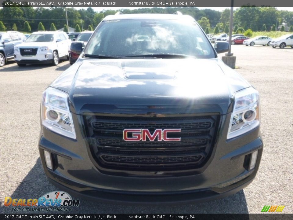 2017 GMC Terrain SLE AWD Graphite Gray Metallic / Jet Black Photo #9