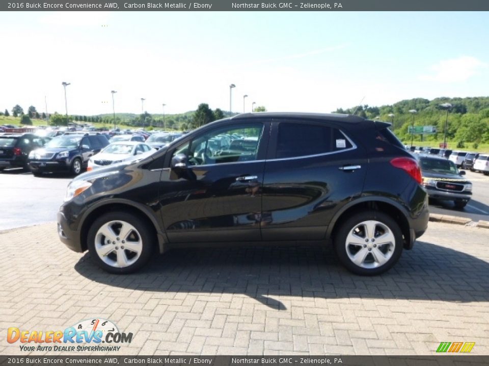 2016 Buick Encore Convenience AWD Carbon Black Metallic / Ebony Photo #3