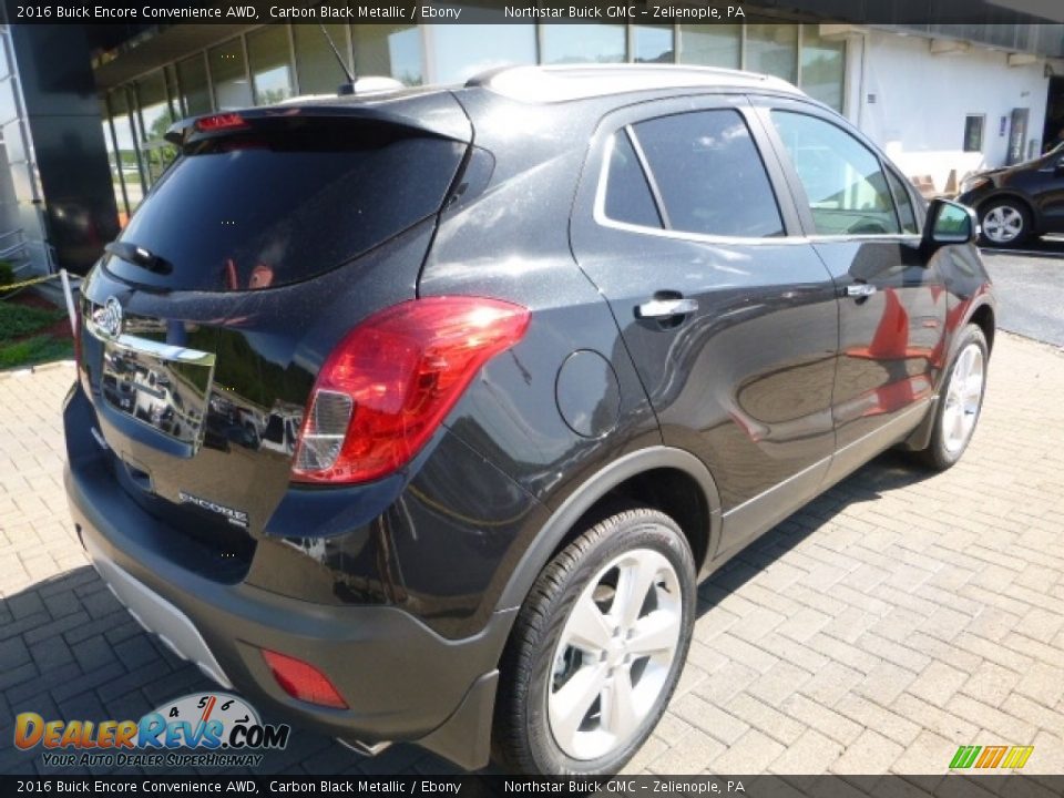 2016 Buick Encore Convenience AWD Carbon Black Metallic / Ebony Photo #6