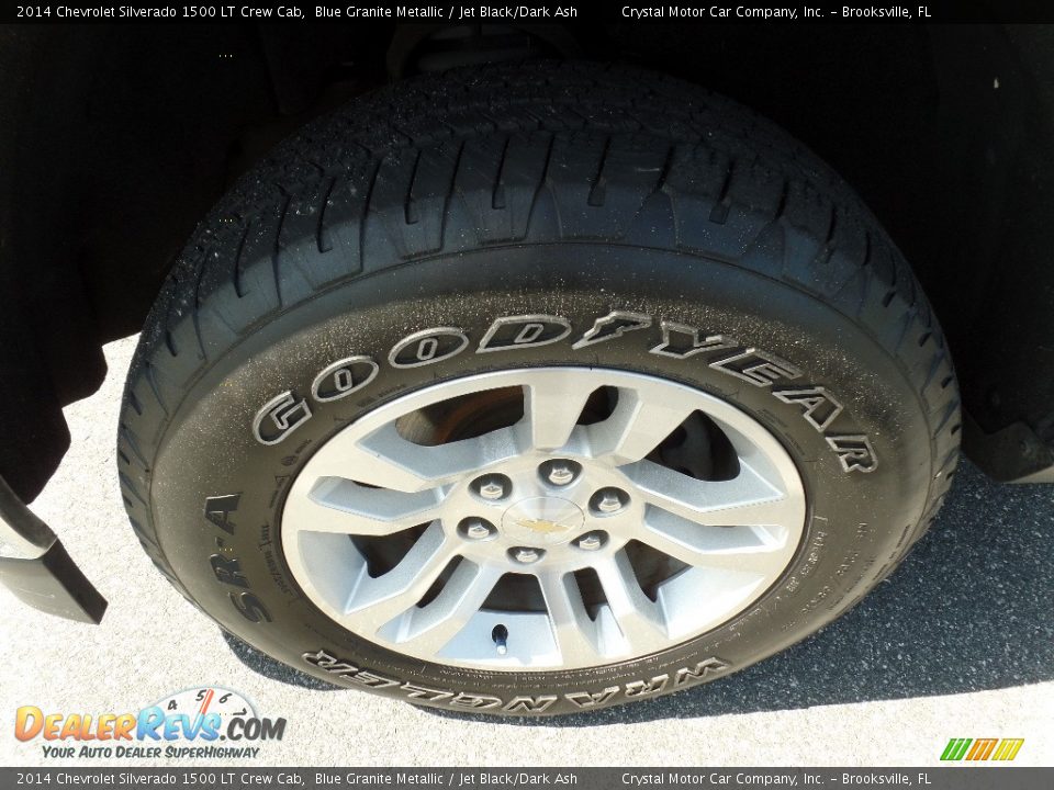 2014 Chevrolet Silverado 1500 LT Crew Cab Blue Granite Metallic / Jet Black/Dark Ash Photo #14