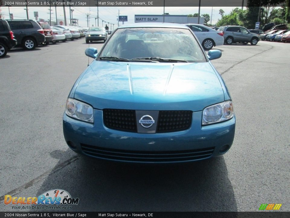 2004 Nissan Sentra 1.8 S Vibrant Blue / Sage Photo #3