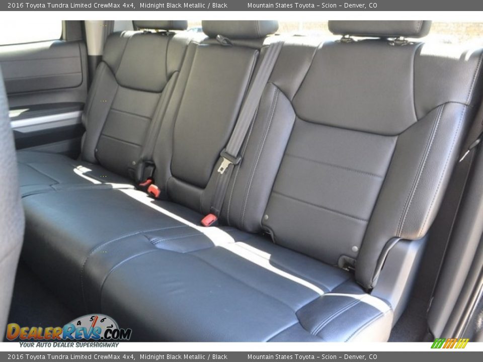 Rear Seat of 2016 Toyota Tundra Limited CrewMax 4x4 Photo #7
