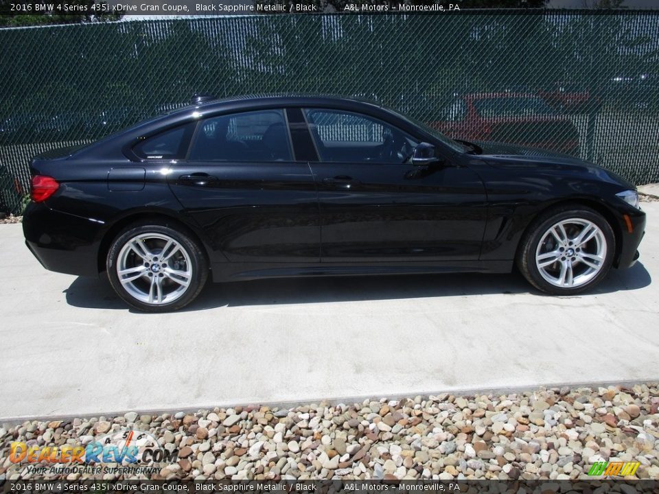 2016 BMW 4 Series 435i xDrive Gran Coupe Black Sapphire Metallic / Black Photo #2