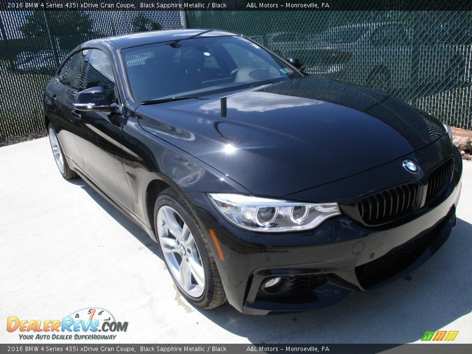 2016 BMW 4 Series 435i xDrive Gran Coupe Black Sapphire Metallic / Black Photo #5